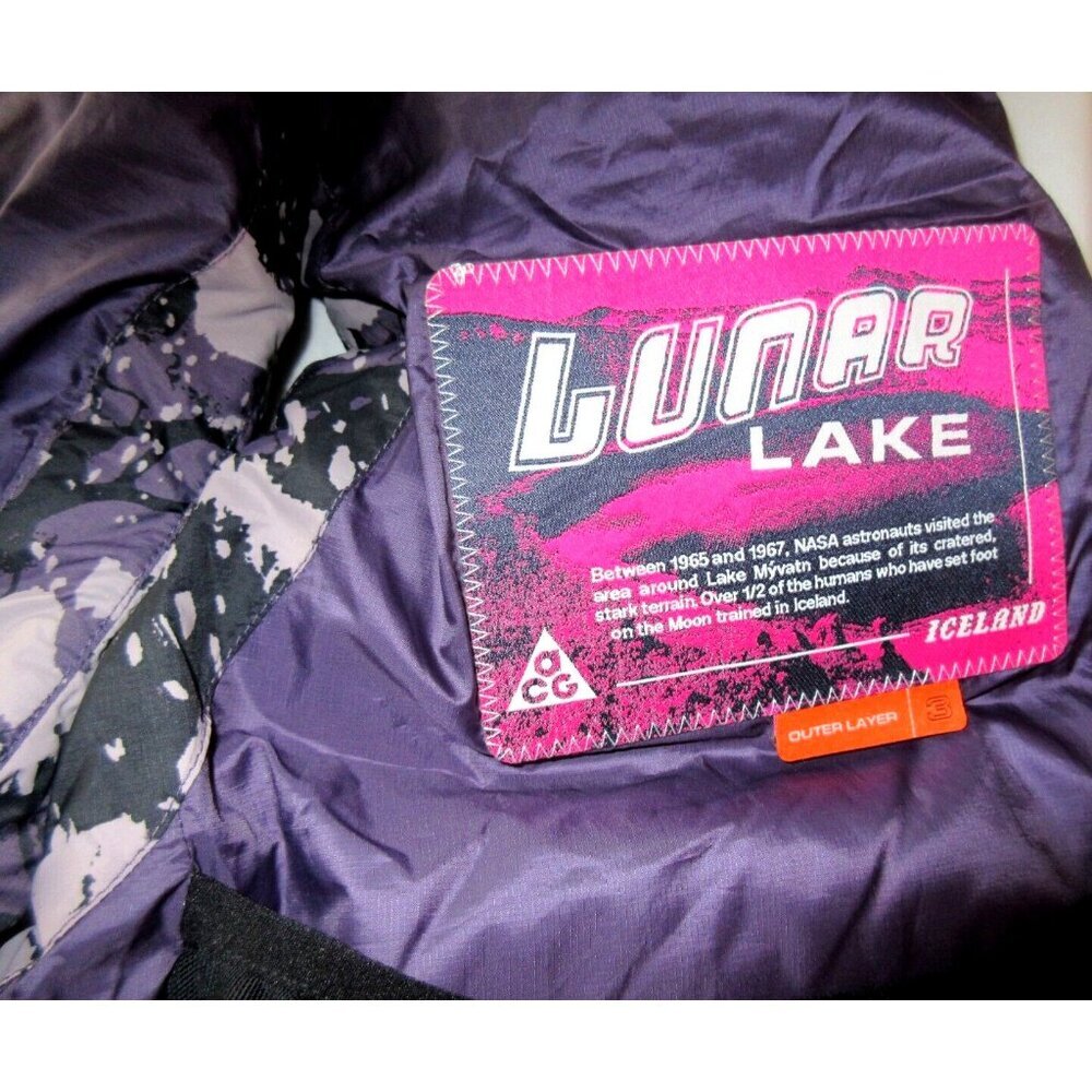 Nike Women's ACG Lunar Lake Therma-FIT ADV Vest Raisin Black Purple Size Small - Picture 4 of 8